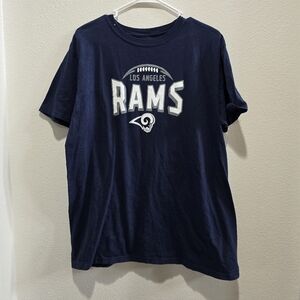 NFL Los Angeles Rams Dark Blue Tee size large